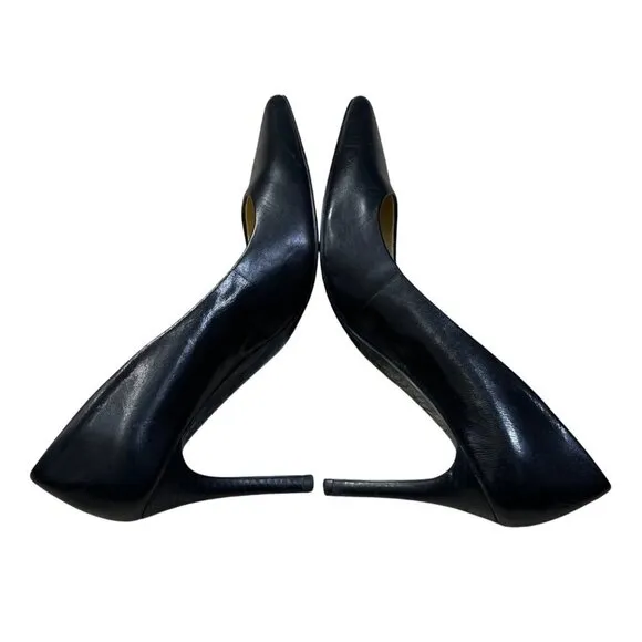 Lauren Ralph Lauren Classic Pump Shoes Heels Black Leather Size 6B