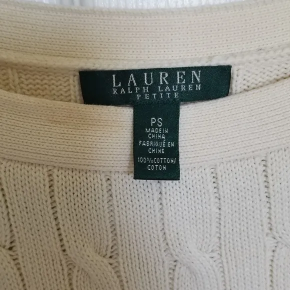 Lauren Ralph Lauren Cotton Cable Top