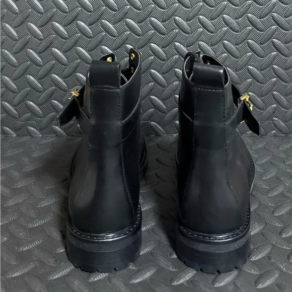 Lauren‎ Ralph Lauren Leather Lace-up Ankle Boots Black Womens Sizes