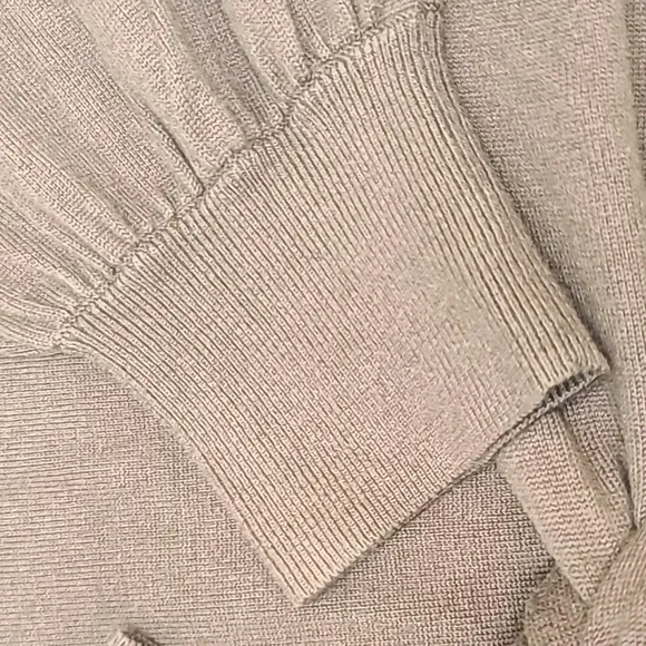 Lauren Ralph Lauren Tie Front Crew Neck Long Sleeve Sweater in Brown - NWT