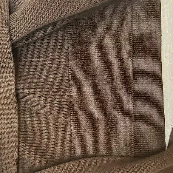 Lauren Ralph Lauren Tie Front Crew Neck Long Sleeve Sweater in Brown - NWT