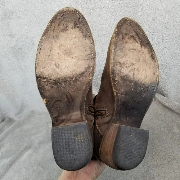 Liberty Black Shoes Womens Size 6.5 Toscano Brown Leather Boots