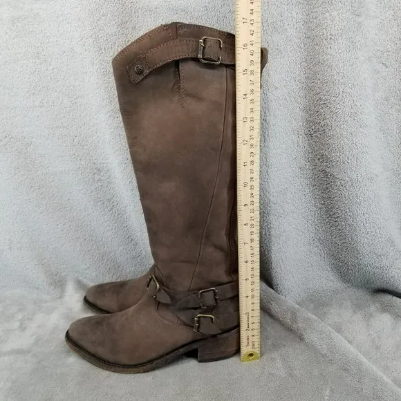 Liberty Black Shoes Womens Size 6.5 Toscano Brown Leather Boots