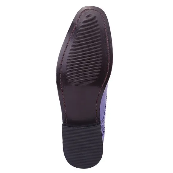 LIBERTYZENO Men's Purple Lace-Up Shoes Tremont-Purple