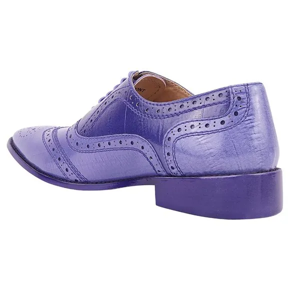 LIBERTYZENO Men's Purple Lace-Up Shoes Tremont-Purple