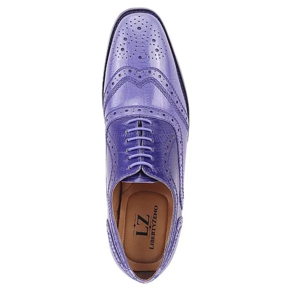 LIBERTYZENO Men's Purple Lace-Up Shoes Tremont-Purple