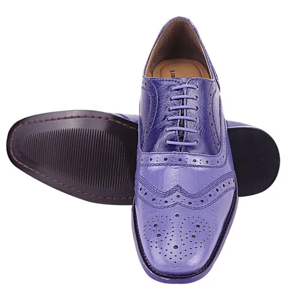 LIBERTYZENO Men's Purple Lace-Up Shoes Tremont-Purple