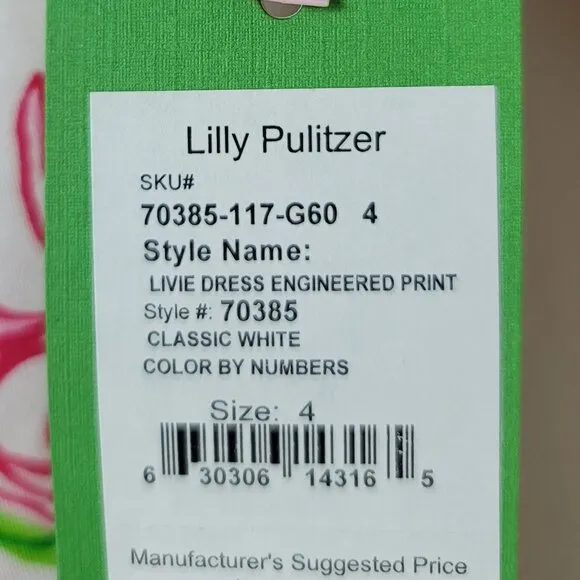 Lilly Pulitzer Floral Silk Blend Livie Dress