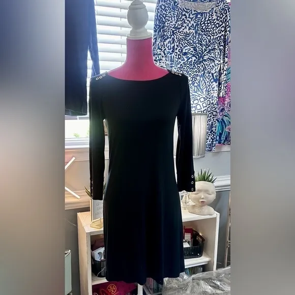 LILLY PULITZER NWOT SOPHIE DRESS IN TRUE BLACK
