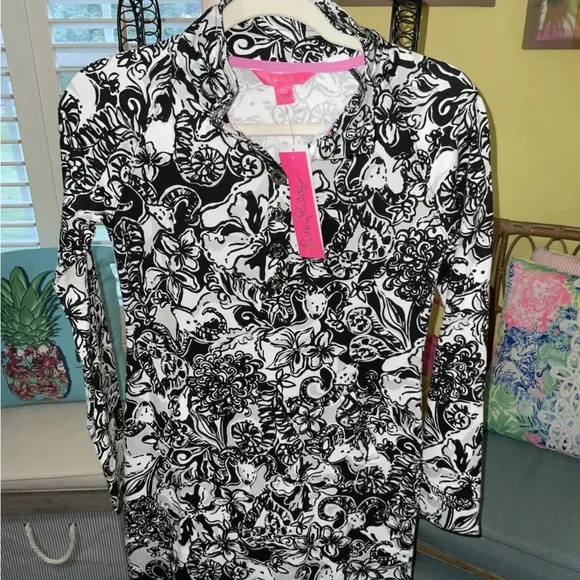 Lilly Pulitzer NWT UPF 50  Captain Popover Dress With A Twist $168 Size XXS