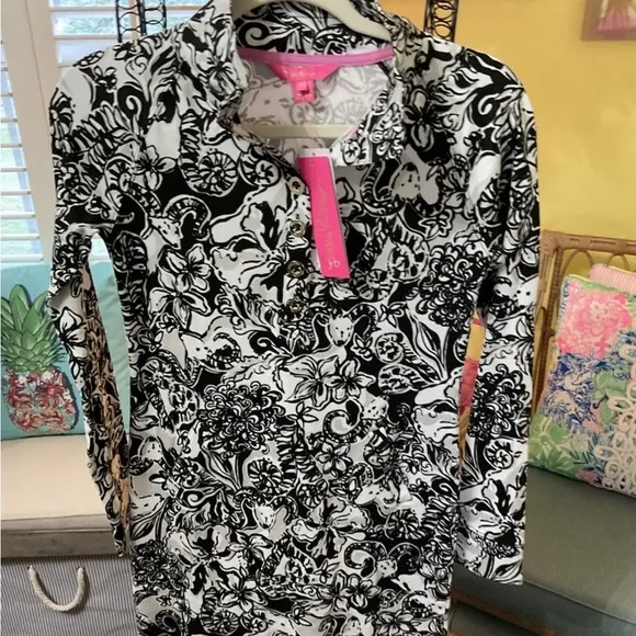 Lilly Pulitzer NWT UPF 50  Captain Popover Dress With A Twist $168 Size XXS