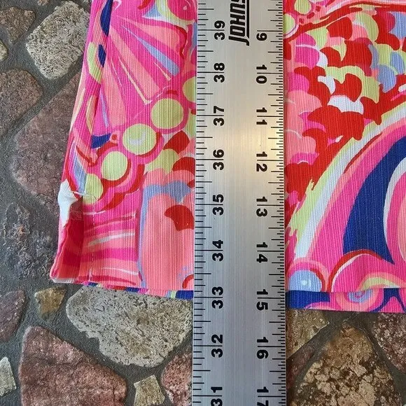 Lilly Pulitzer Reef Retreat Skirt with Shorts, Metal Coral Zipper Pull