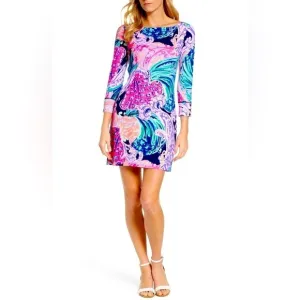 LILLY PULITZER SOPHIE DRESS IN ALL THAT SHE WANTS - EUC