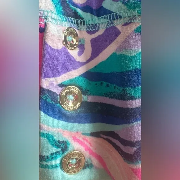 LILLY PULITZER SOPHIE DRESS IN ALL THAT SHE WANTS - EUC