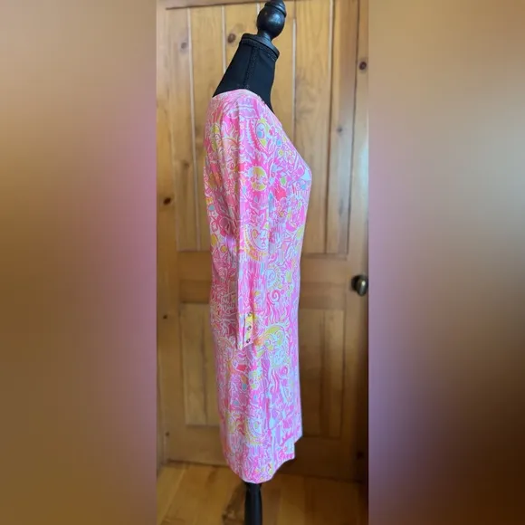 LILLY PULITZER Sophie Dress Pink Pout “More Kinis In The Keys” (M)