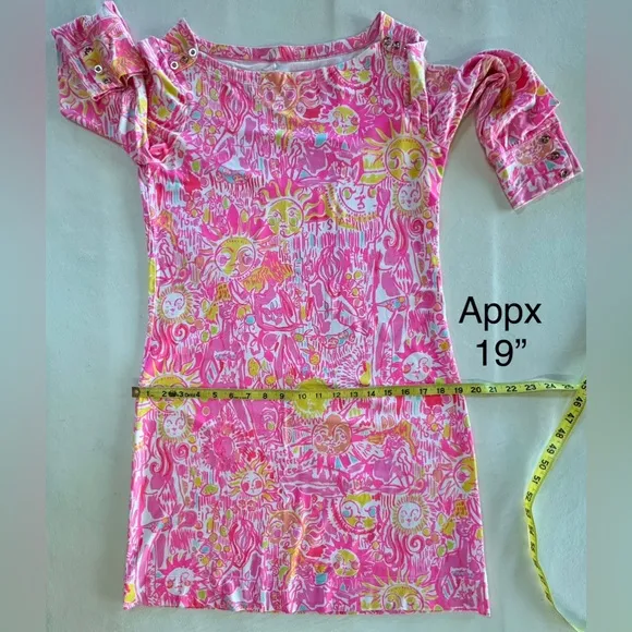 LILLY PULITZER Sophie Dress Pink Pout “More Kinis In The Keys” (M)