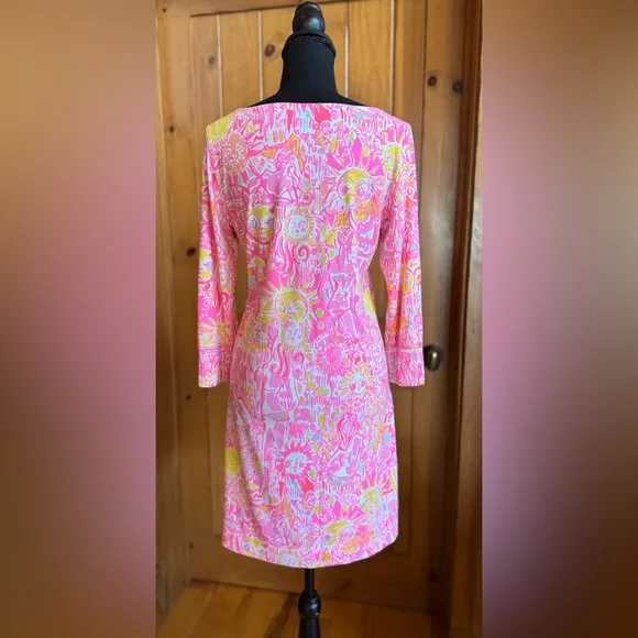 LILLY PULITZER Sophie Dress Pink Pout “More Kinis In The Keys” (M)