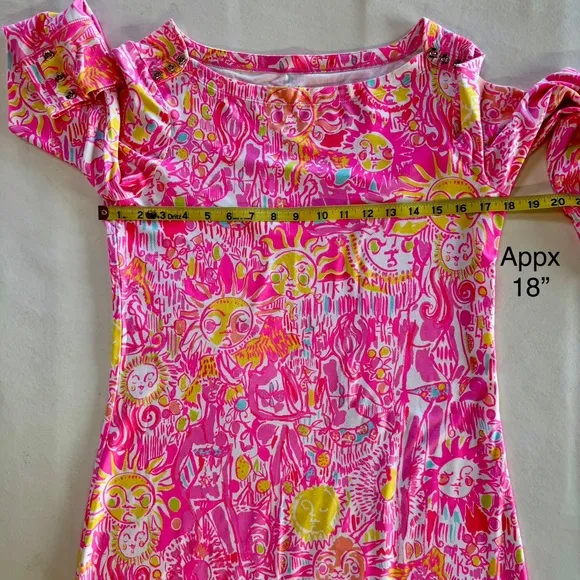 LILLY PULITZER Sophie Dress Pink Pout “More Kinis In The Keys” (M)