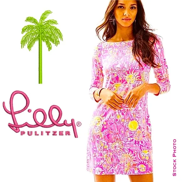LILLY PULITZER Sophie Dress Pink Pout “More Kinis In The Keys” (M)