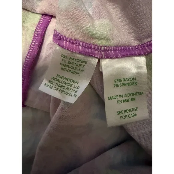 Lilly Pulitzer Sophie Dress Sz Large Moms The Word Amethyst Pink Floral Casual