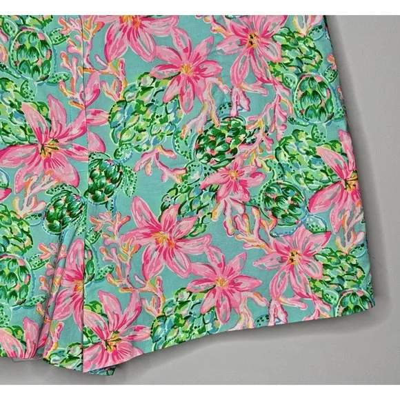 Lilly Pulitzer Taneya Skort Surf Blue So Shellegant Women's Size 6 NWT