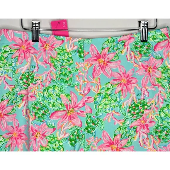 Lilly Pulitzer Taneya Skort Surf Blue So Shellegant Women's Size 6 NWT