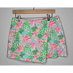 Lilly Pulitzer Taneya Skort Surf Blue So Shellegant Women's Size 6 NWT