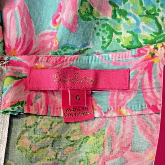 Lilly Pulitzer Taneya Skort Surf Blue So Shellegant Women's Size 6 NWT