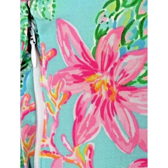 Lilly Pulitzer Taneya Skort Surf Blue So Shellegant Women's Size 6 NWT