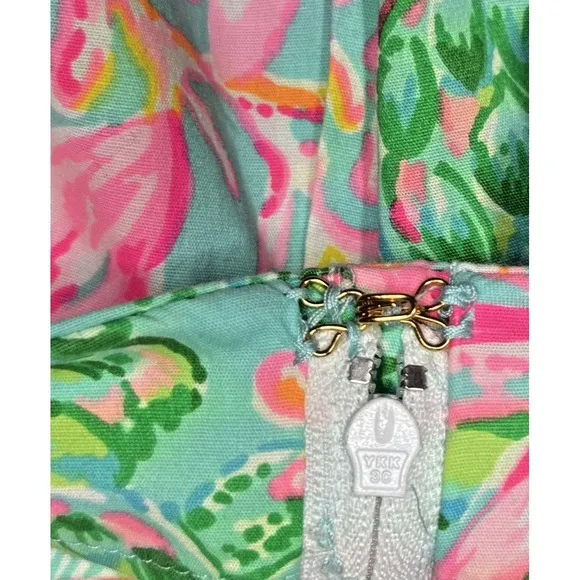 Lilly Pulitzer Taneya Skort Surf Blue So Shellegant Women's Size 6 NWT