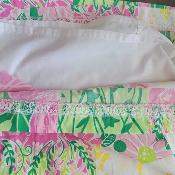 Lilly Pulitzer Vintage White Label Derby Patch Teen Girl’s Dress Size 16