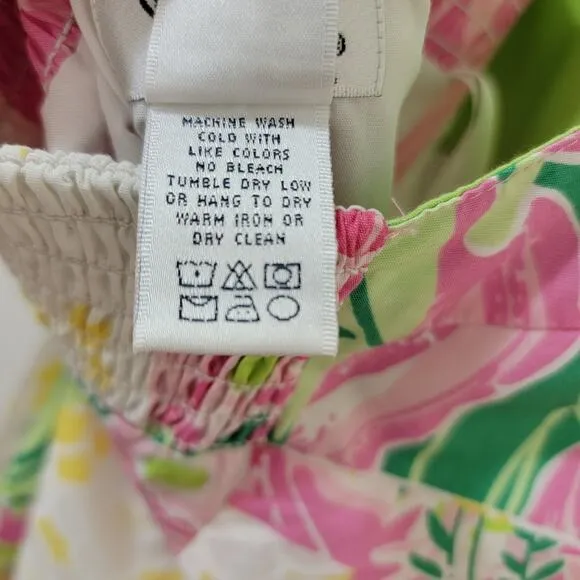 Lilly Pulitzer Vintage White Label Derby Patch Teen Girl’s Dress Size 16