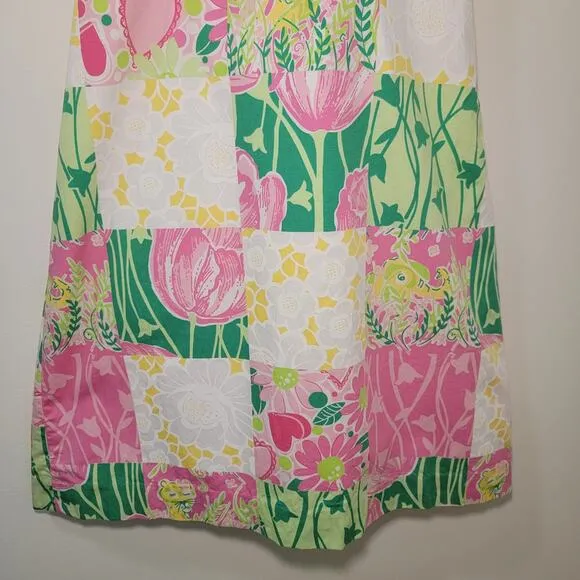 Lilly Pulitzer Vintage White Label Derby Patch Teen Girl’s Dress Size 16