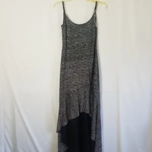 Linda Bernell glitter striped spaghettie strap high low dress size 9/10 (180)