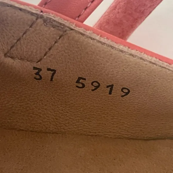 Lindo Girls’ Leather Coral &amp; Pink Mary Jane Shoes
