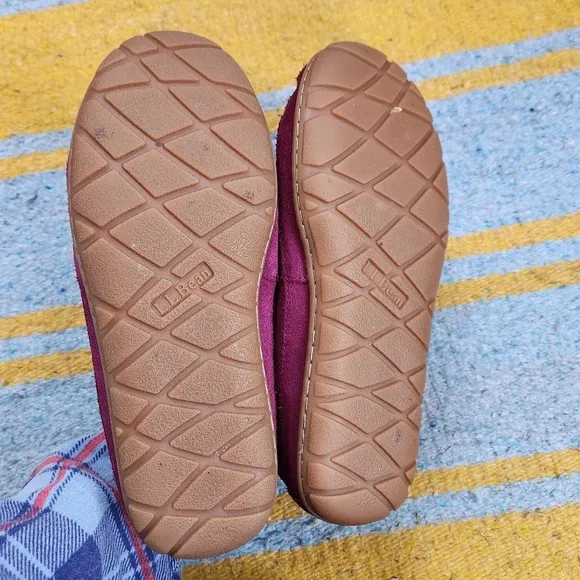 L.L. Bean Wicked Good Slipper Moc Boot in Bramble Berry Size 9
