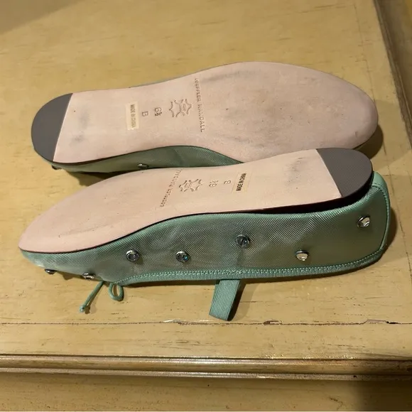 Loeffler Randall embellished mesh women’s Leonie Ballet Flat 6.5B 0400019092435
