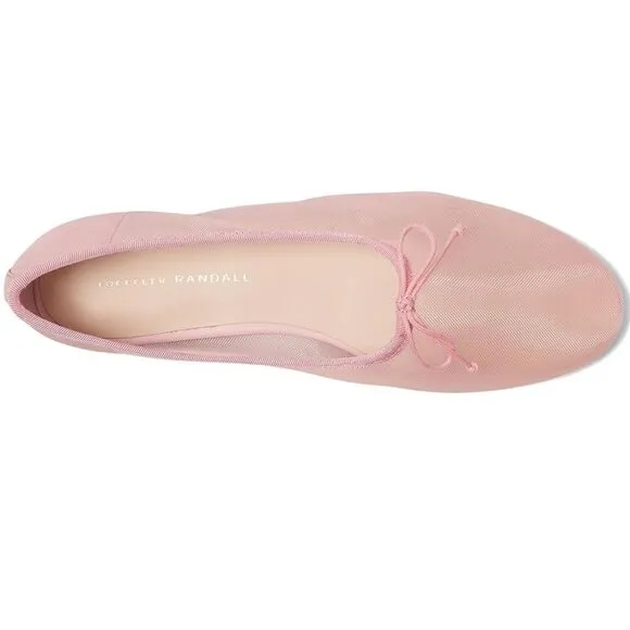 Loeffler Randall Landon Soft Ballet Flats Sz 10 Light Pink Mesh Leather NEW $250