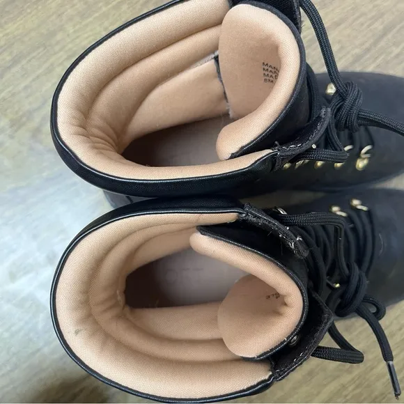 LOFT Black Moto Combat Fall Boots Size 8