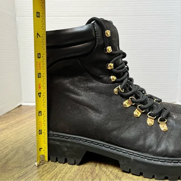 LOFT Black Moto Combat Fall Boots Size 8