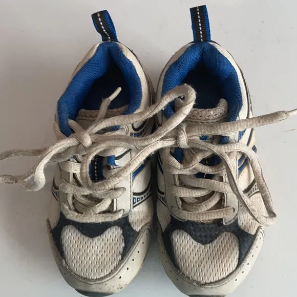 Lot 2 starter athletic shoes sneakers toddler size 7 Jack black orange white