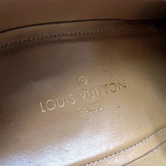 Louis Vuitton men's oxford shoes BM 0156 size 10 black CL