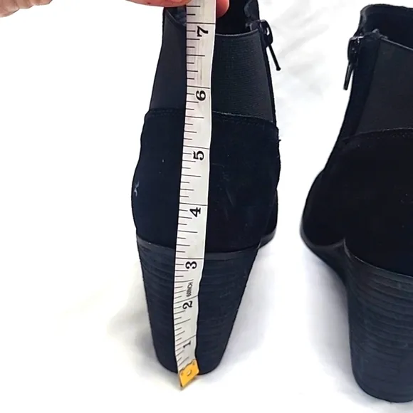 LUCKY BRAND ZORLINA🚨NEW🚨LEATHER/SUEDE STACKED HEELED/WEDGES/LADIES 9.5🐞NWOB🐞