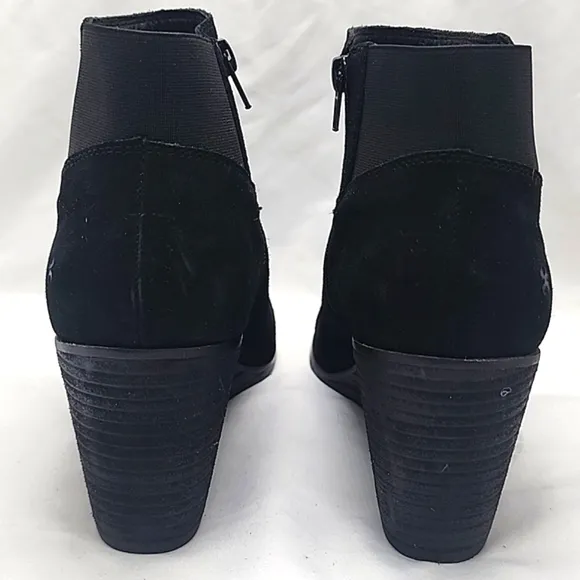 LUCKY BRAND ZORLINA🚨NEW🚨LEATHER/SUEDE STACKED HEELED/WEDGES/LADIES 9.5🐞NWOB🐞