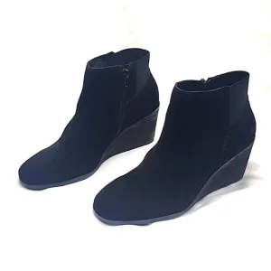 LUCKY BRAND ZORLINA🚨NEW🚨LEATHER/SUEDE STACKED HEELED/WEDGES/LADIES 9.5🐞NWOB🐞