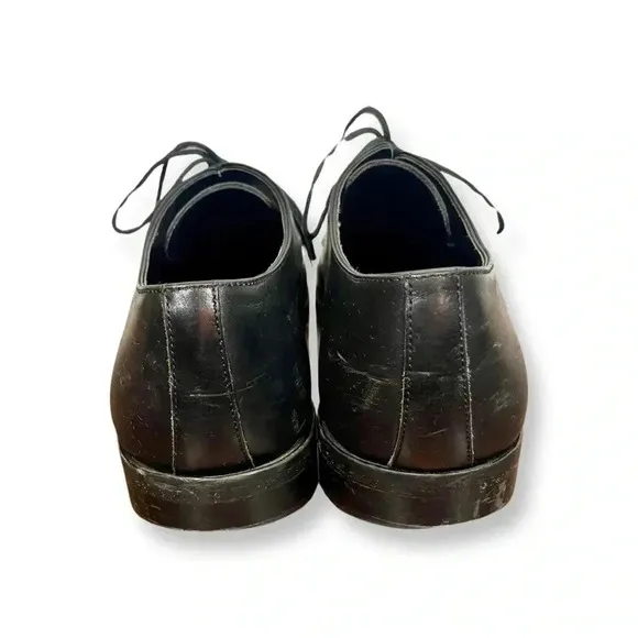 M. Gemi The Esperto Lace Up Oxford Derby Dress Shoe Black Leather 43.5/10.5 US