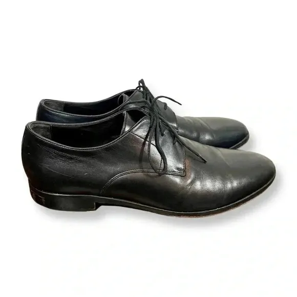 M. Gemi The Esperto Lace Up Oxford Derby Dress Shoe Black Leather 43.5/10.5 US