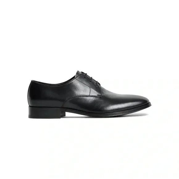 M. Gemi The Esperto Lace Up Oxford Derby Dress Shoe Black Leather 43.5/10.5 US