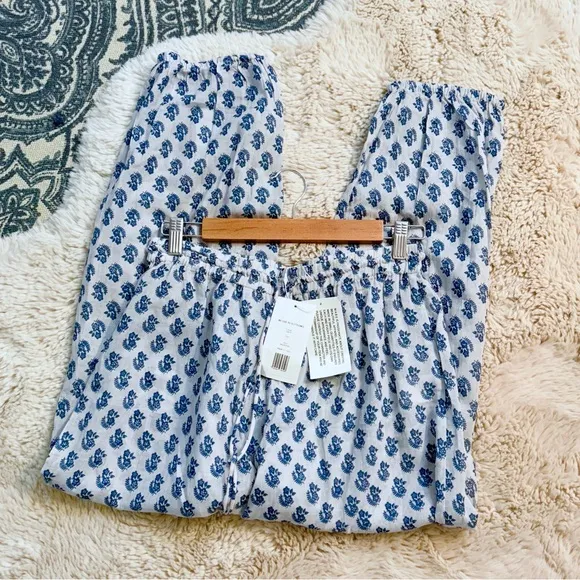 M.A.B.E Derby Bessie Print Pj Bottoms navy blue large