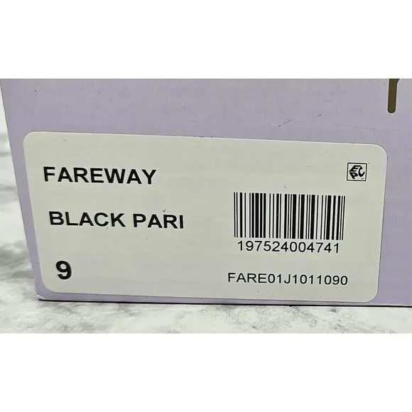 Madden Girl Fareway Paris Black Women's Combat Boots Size 9